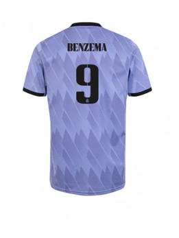 Real Madrid Karim Benzema #9 Auswärtstrikot 2022-23 Kurzarm